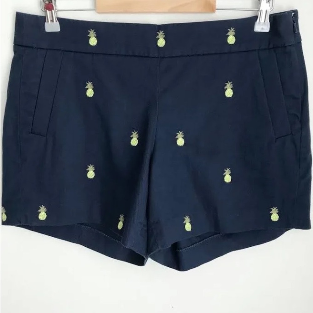 J. Crew Pineapple Bermuda Shorts. Perfect for vacation or errands! Hot Trending!
